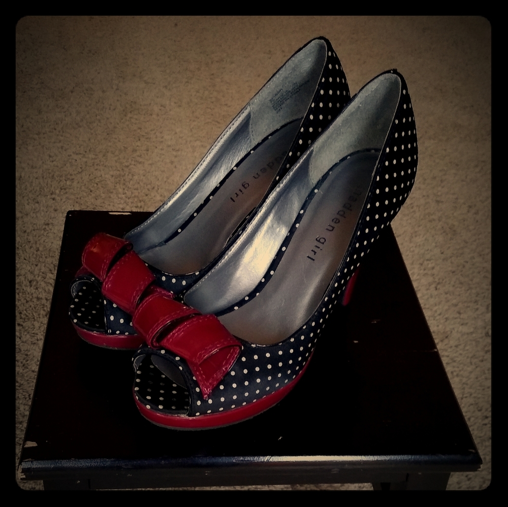 Madden Girl Red Heels